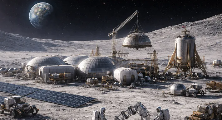 "ناسا" تخطط لإنفاق 20 مليار دولار لبناء قاعدة على سطح القمر